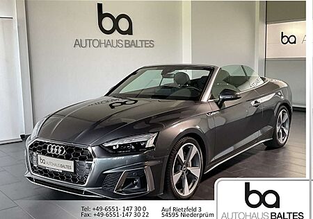 Audi A5 Cabrio 40 TDI S line 19"/Matrix/Navi/Park