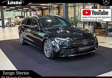 Mercedes-Benz E 220 d T 4M AMG Line Schiebedach Totwinkel AHK
