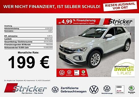VW T-Roc Volkswagen Style 1.5TSI DSG 199,-ohne Anzahlung Travel App-C