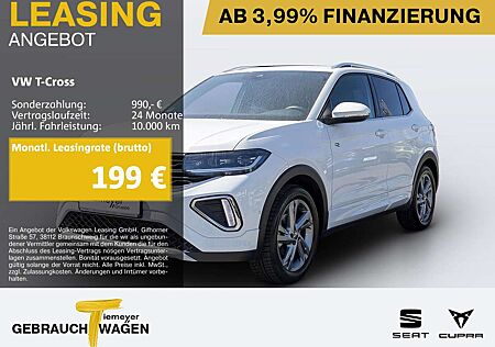 VW T-Cross Volkswagen 1.0 TSI DSG R-LINE IQ.LIGHT AHK KAMERA V