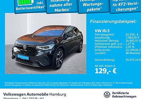 VW ID.5 Volkswagen Pro Performance WÄRMEPUMPE/AHK/NAVI/ACC