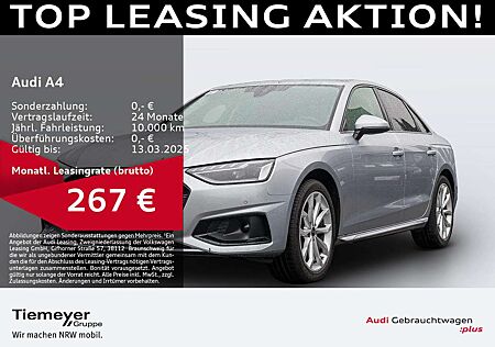 Audi A4 35 TFSI ADVANCED LM18 SPORTSITZE AHK LED NAVI