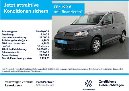 VW Caddy Volkswagen KAM SHZ VIRT PDC AHK KLIMA PORT NAVI