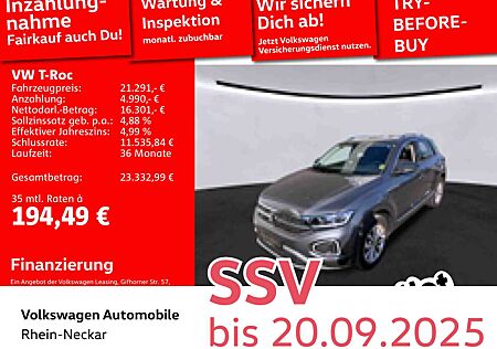 VW T-Roc Volkswagen 1.5 TSI Style DSG Navi Standheizung LED Pl