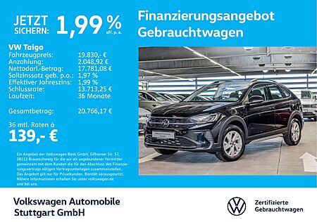 VW Taigo Volkswagen Life 1.0 TSI Kamera