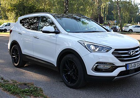 Hyundai Santa Fe blue 2.2 CRDI 4WD Automatik Premium