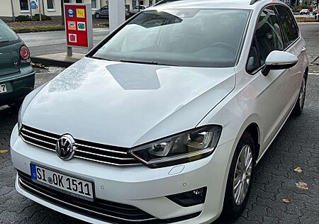 VW Golf Sportsvan gebraucht kaufen VW Golf Sportsvan Volkswagen Allstar AHK 8-fach Dachträger Navi