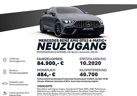 Mercedes-Benz AMG GT 53 MAGNO/360°/DISTRO+/SHZ/PANO Sportp.
