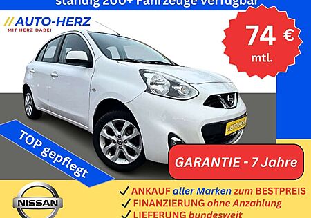 Nissan Micra Acenta 1.2 5-Türig+Klima+PDC+Navi+Tempomat