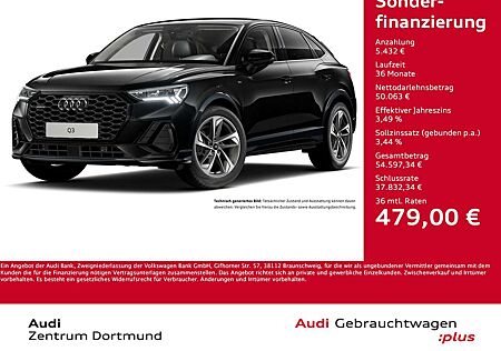 Audi Q3 Sportback 45 quattro S LINE BLACKPAK AHK LM19