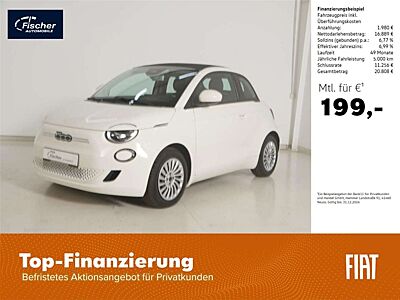 Fiat 500e 42 kWh/Carplay/Keyless/DAB+/GRA