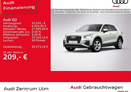 Audi Q2 S-Line 35TFSI AHK LED LEDER NAVI VIRT 5J.GAR.