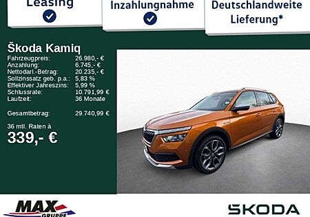 Skoda Kamiq Scoutline 1.5TSI 110kW AHK*KESSY*LED*