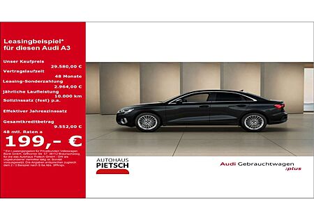 Audi A3 Limo 35 TFSI advanced Parklenk Klima Sitzhzg.