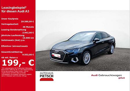 Audi A3 Limo 35 TFSI advanced Parklenk Klima Sitzhzg.