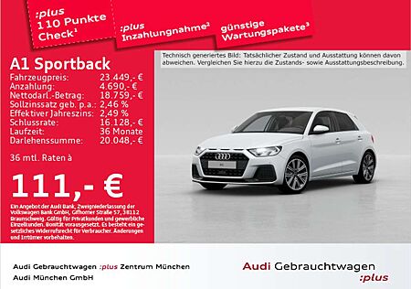 Audi A1 25 TFSI S tronic advanced Virtual/P