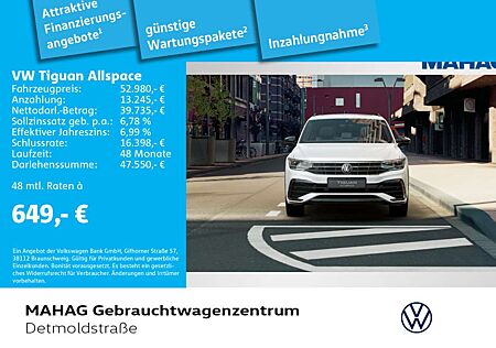 VW Tiguan Allspace Volkswagen 2.0 TDI 4mot. R-Line BlackStyle|