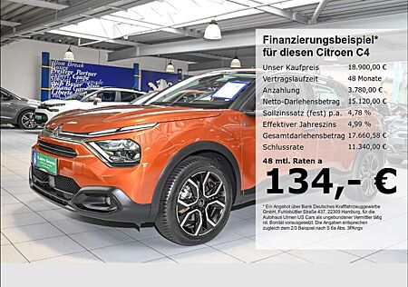 Citroën C4 Citroen e-Feel Elektromotor LED-Schein.Alu+Allwetter Klima