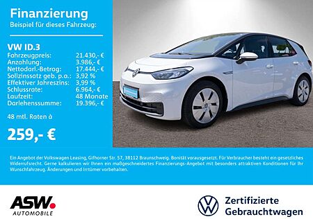 VW ID.3 Volkswagen Pro Performence LED Navi Wärmepumpe ACC AHK