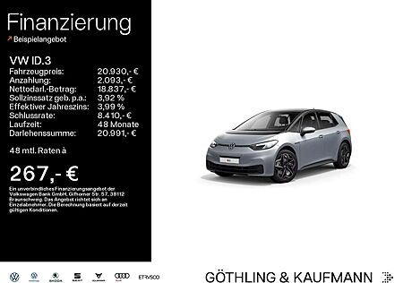 VW ID.3 Volkswagen Pro electric 107kW*NAVI*SHZ*19Zoll*ACC*PDC*