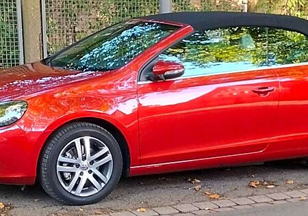 VW Golf Cabriolet Volkswagen Cabrio 1.4 TSI DSG,NP 35.800,-,LEDER WEIß, NAVI