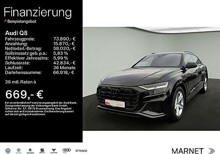 Audi Q8 55 TFSI e quattro S line*Navi*LED*HUD*PDC*Vir