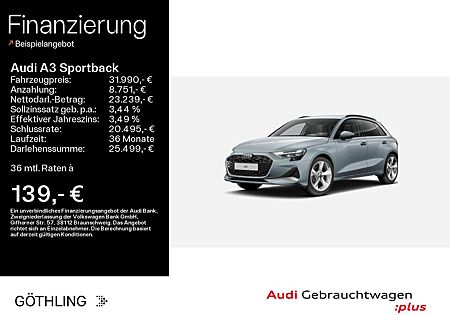 Audi A3 30 TFSI Advanced*Sonos*HUD*LED*Virt