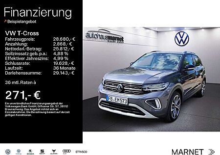 VW T-Cross Volkswagen 1.0 TSI DSG Style DLAS*RFK*NAV*KLIMA*ISO