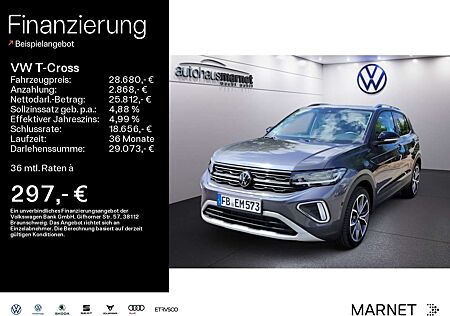 VW T-Cross Volkswagen 1.0 TSI DSG Style DLAS*RFK*NAV*KLIMA*ISO