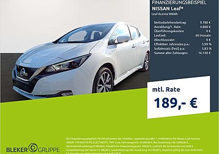 Nissan Leaf Acenta 90kWh