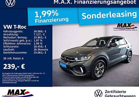 VW T-Roc Volkswagen 1.5 TSI DSG R-LINE LED+PANO+KAMERA+ALU