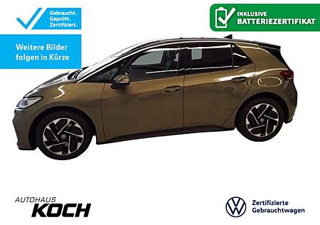 VW ID.3 Volkswagen Pro 150 kW LED 58KW/h
