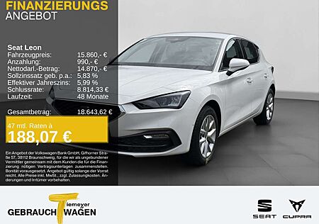 Seat Leon 1.0 TSI STYLE PARKASSIST ACC behMFL