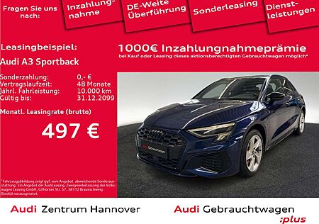 Audi A3 S line 45 TFSIe ACC Kamera LED Navi