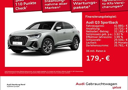 Audi Q3 35 TFSI S line S tronic AHK LED Nav