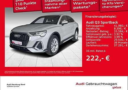 Audi Q3 35 TFSI S line S tronic AHK LED Nav