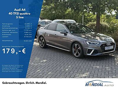 Audi A4 40 TFSI quattro S line*Matrix-LED*1.Hd.*Alcantara