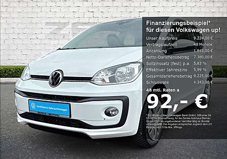 VW Up Volkswagen ! 1.0 Klimaautom DAB SHZ Rückfahrkam. Temp PDC Regen