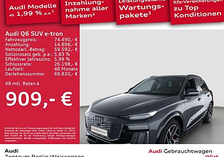 Audi Q6 e-tron Q6 *QUA*S-LINE*B&O*AHK*MATRIX*PANO*ACC