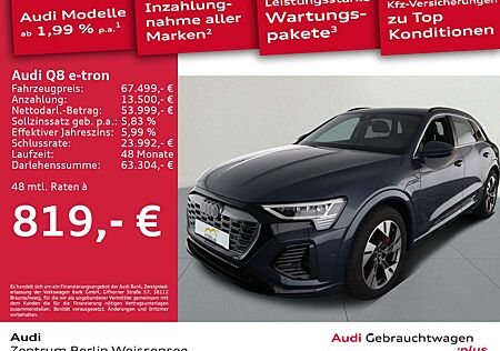 Audi Q8 e-tron 55*QUA*S-LINE*MATRIX*LEDER*HUD*NAV*AHK