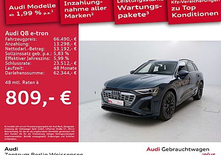 Audi Q8 e-tron 55*QUA*S-LINE*MATRIX*LEDER*HUD*NAV*AHK