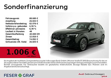 Audi Q7 60 TFSI e S Line Pano,HUD,B&O,Allradl,Sitzbel