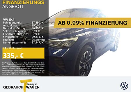 VW ID.4 Volkswagen PRO 286PS WÄRMEPUMPE AHK KAMERA LM19