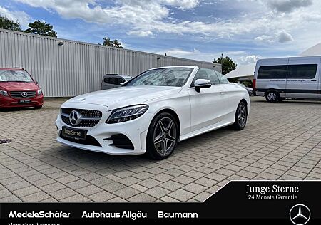 Mercedes-Benz C 220 d Cabrio AMG Kamera Verdeck-ROT Airscarf LED