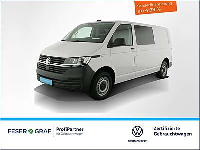 Volkswagen T6 Transporter 2.0TDI LR DSG 5Sitze AHK Tempomat Navi
