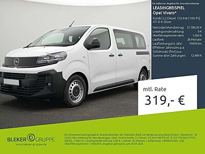 Opel Vivaro Kombi 2.2 Diesel 132 kW (180 PS) AT-8 8-Sitzer