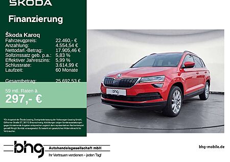 Skoda Karoq 1.5 TSI DSG Leder AHK Kamera LED Varioflex