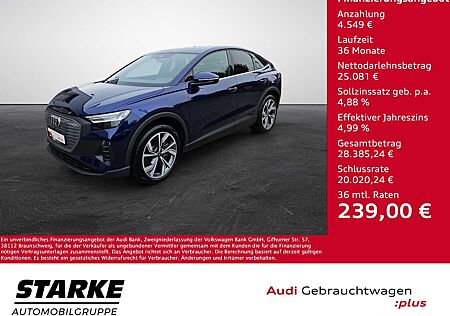 Audi Q4 e-tron gebraucht kaufen Audi Q4 e-tron 40 Sportback NaviPlus Matrix 20-Zoll Pano APS-P...