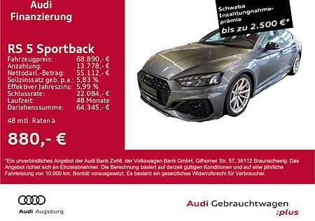 Audi RS5 Sportback 2.9 TFSI *V/max 280*PANO*B&O*19''*