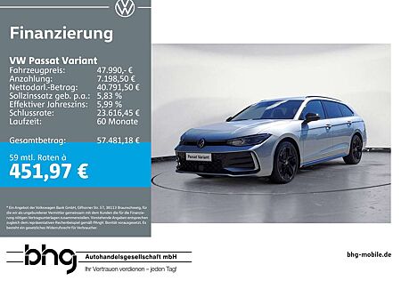 VW Passat Variant Volkswagen 2.0 TDI DSG R-Line AHK HUD